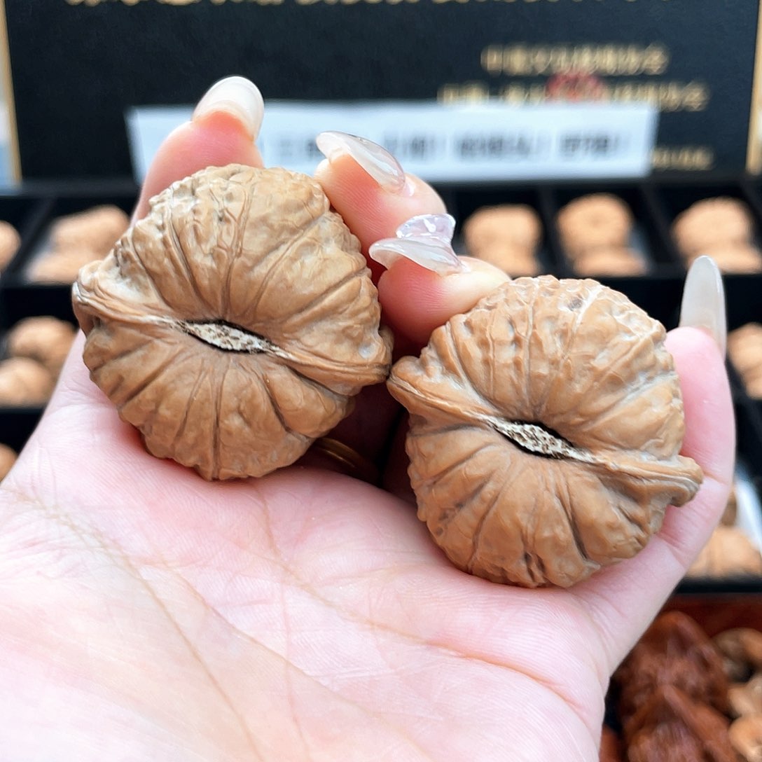 把件文玩核桃A****?40南瓜全品正圆边肚同尺正肩4005