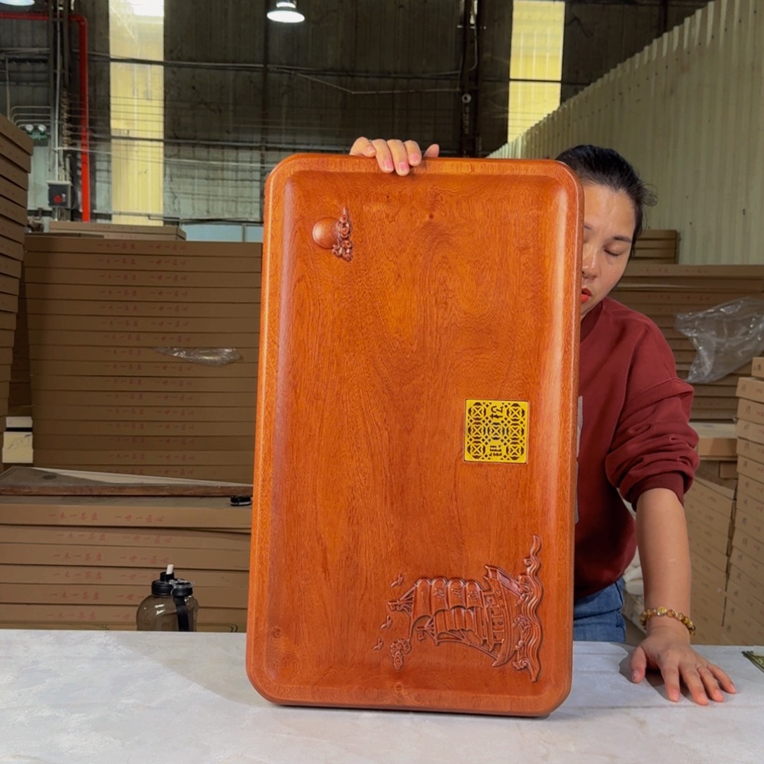 花梨木盘茶盘65*38尺寸