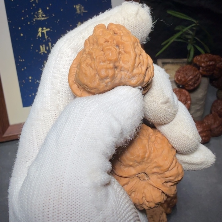 文玩核桃吊坠蛤蟆编号6253，40-40-31