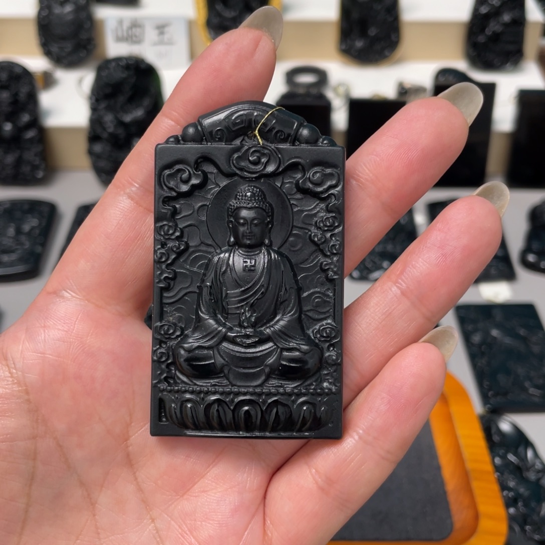 司***涛蛇纹石玉未镶嵌吊坠