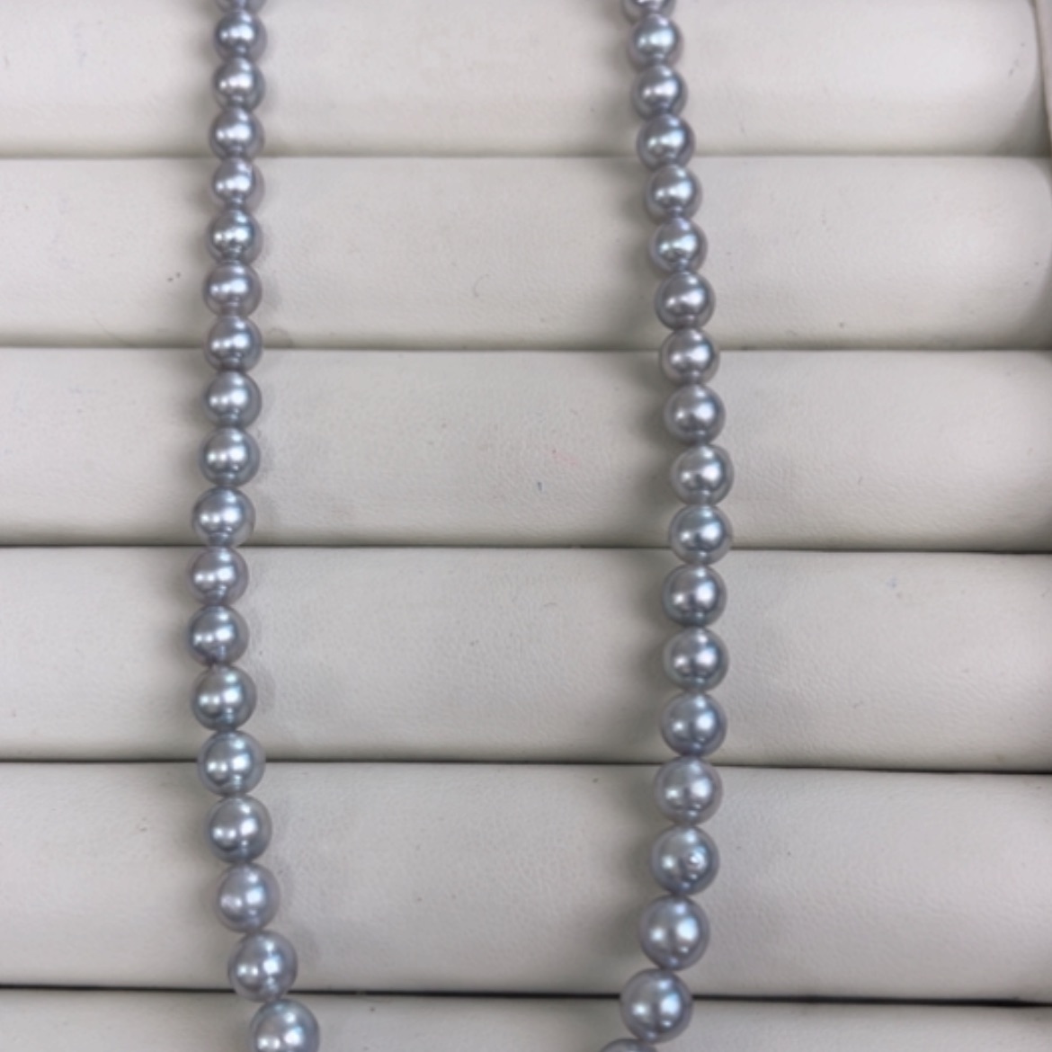 【闪购商品】海水珍珠颈饰未镶嵌真多麻项链5-6mm