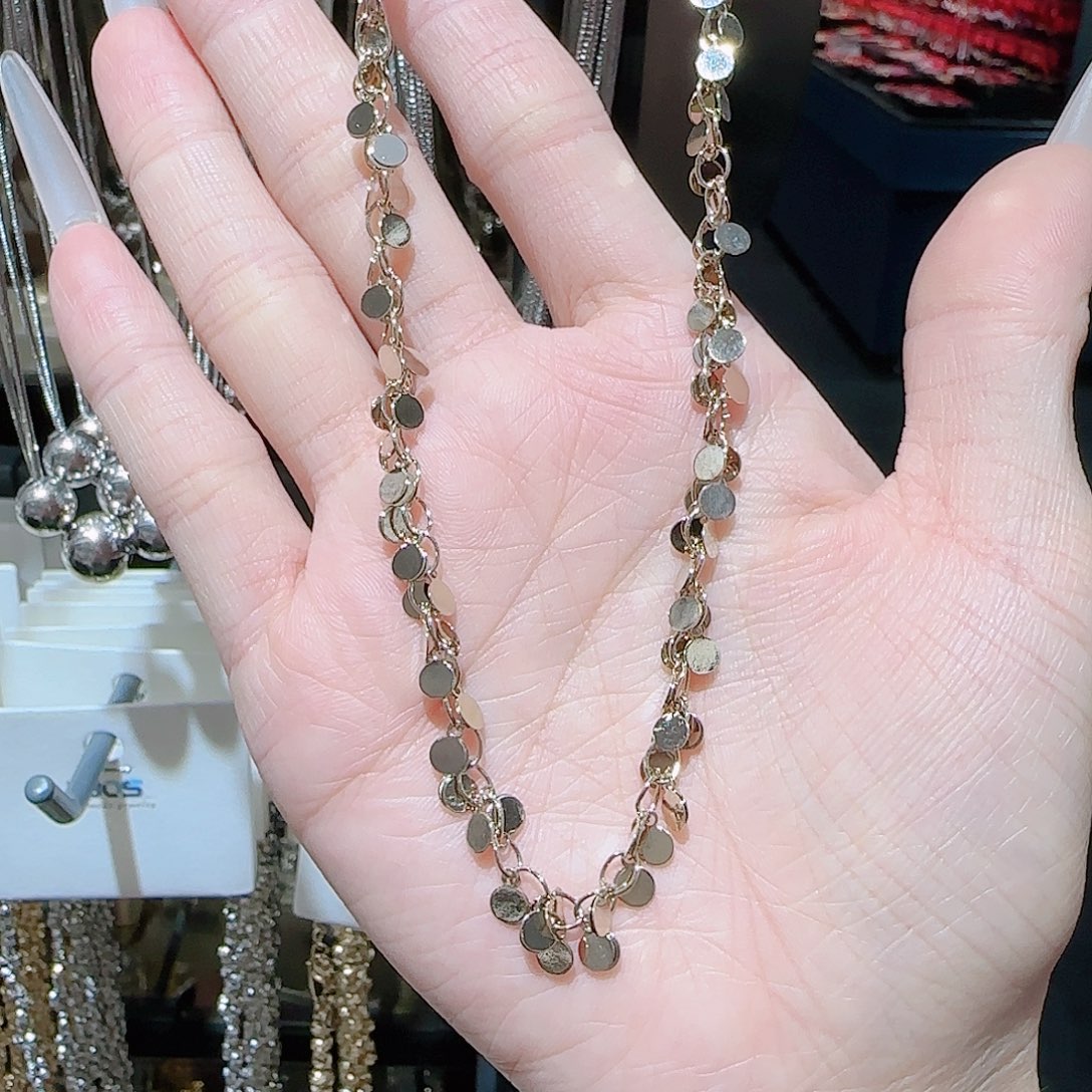 锆石铜合金925银项链