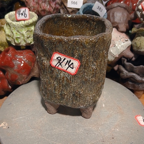 粗陶花盆制作就这样了，