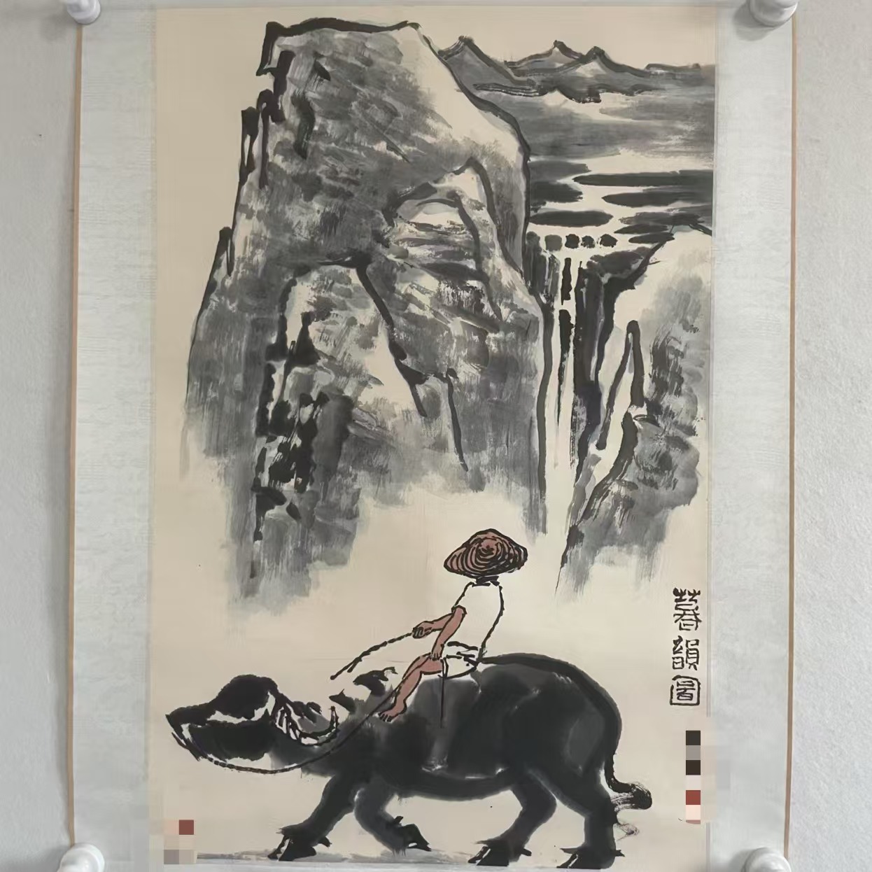 5731暮韵图 纸本设色立轴 43×67