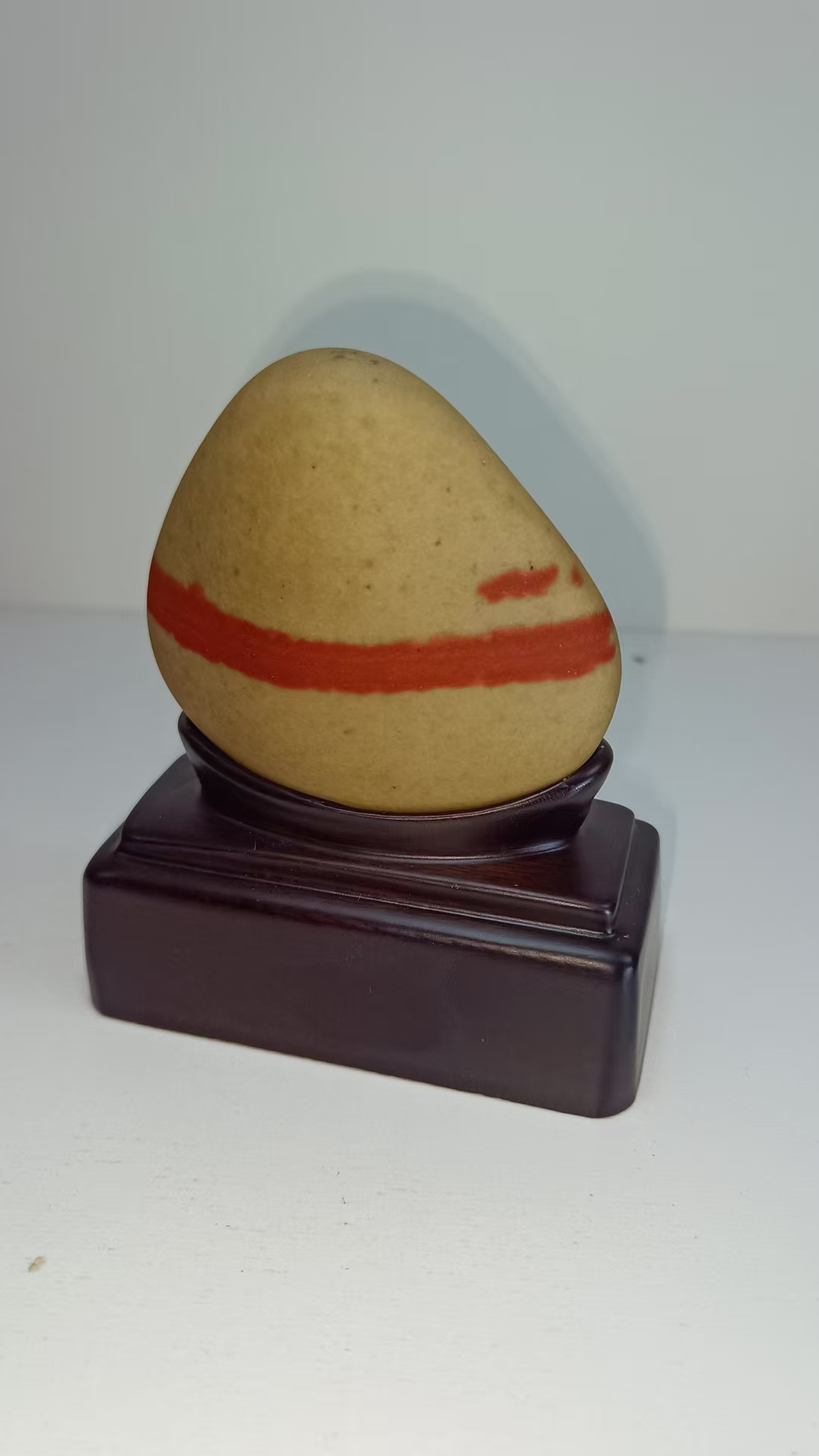 丝路戈壁石摆件付米链接 图片仅供参考