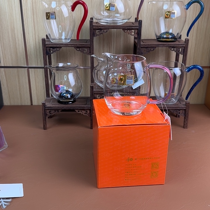 沃***野禾器澄然公道杯浅紫色