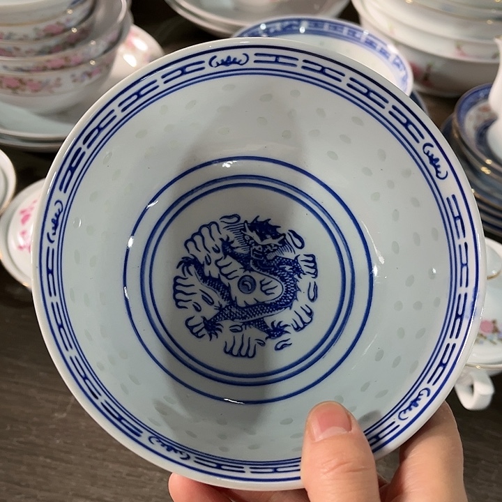 瓷片直径15厘米，发2个