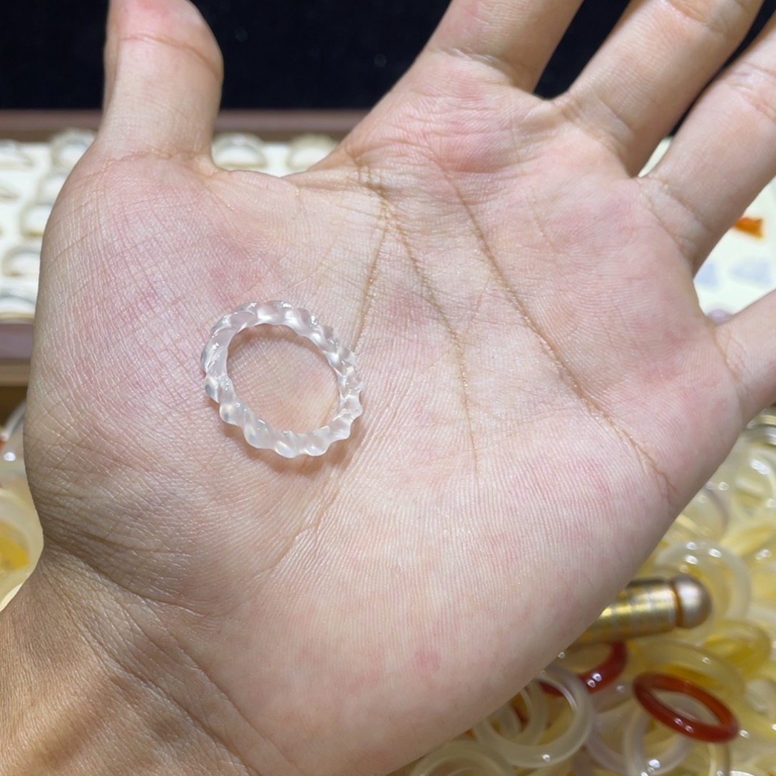 玛瑙/玉髓合金戒指24号港17
