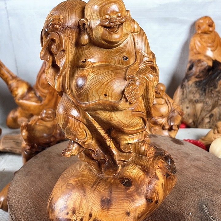 柏木崖柏摆件乐乐