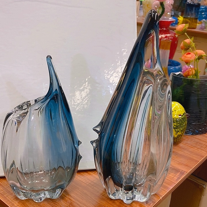 琉璃琉璃花瓶高40口6