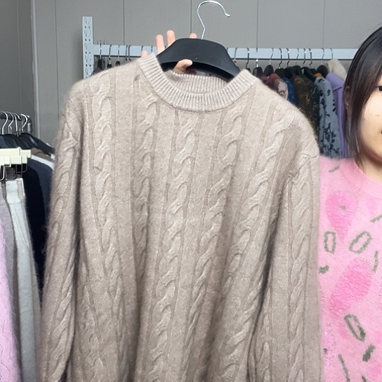 米色男士125麻花款