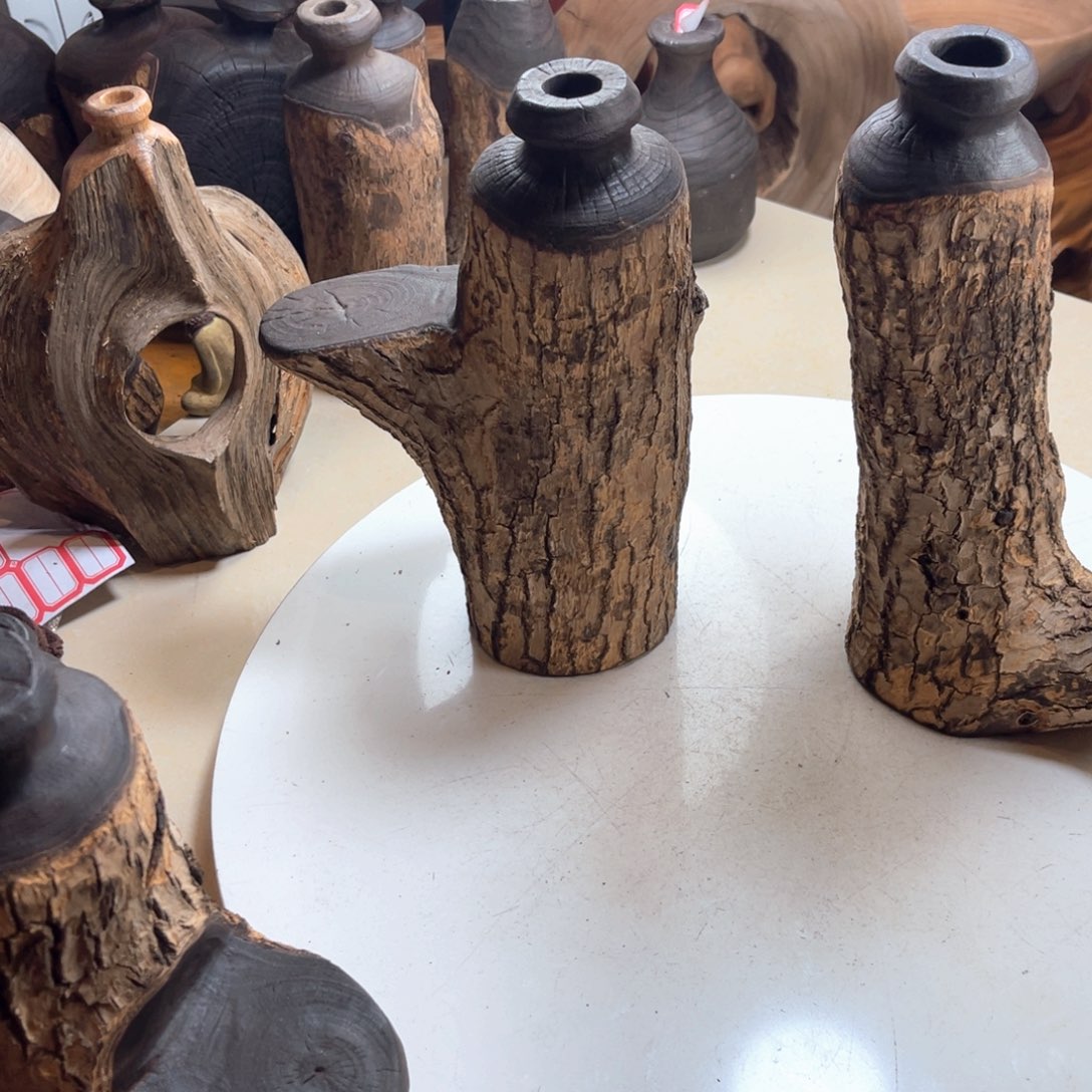 石膏制品香樟木手工花