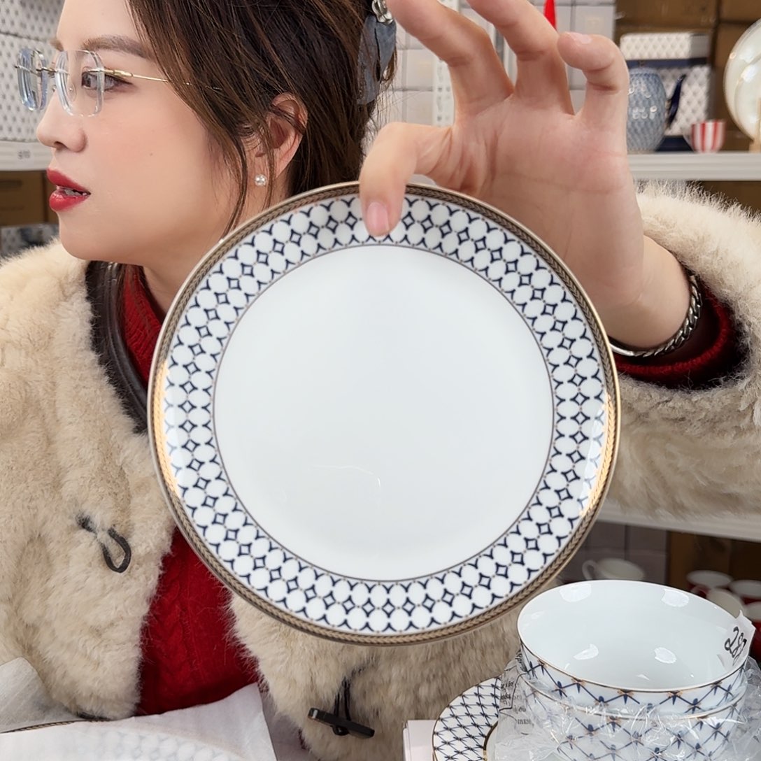 骨瓷高骨6.5英寸盘16cm一个