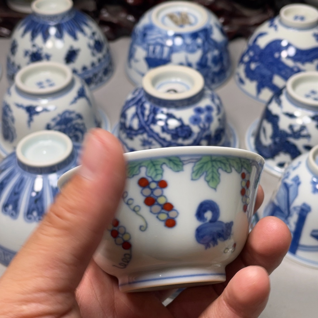 杯子景德镇陶瓷现代手工陶瓷茶具