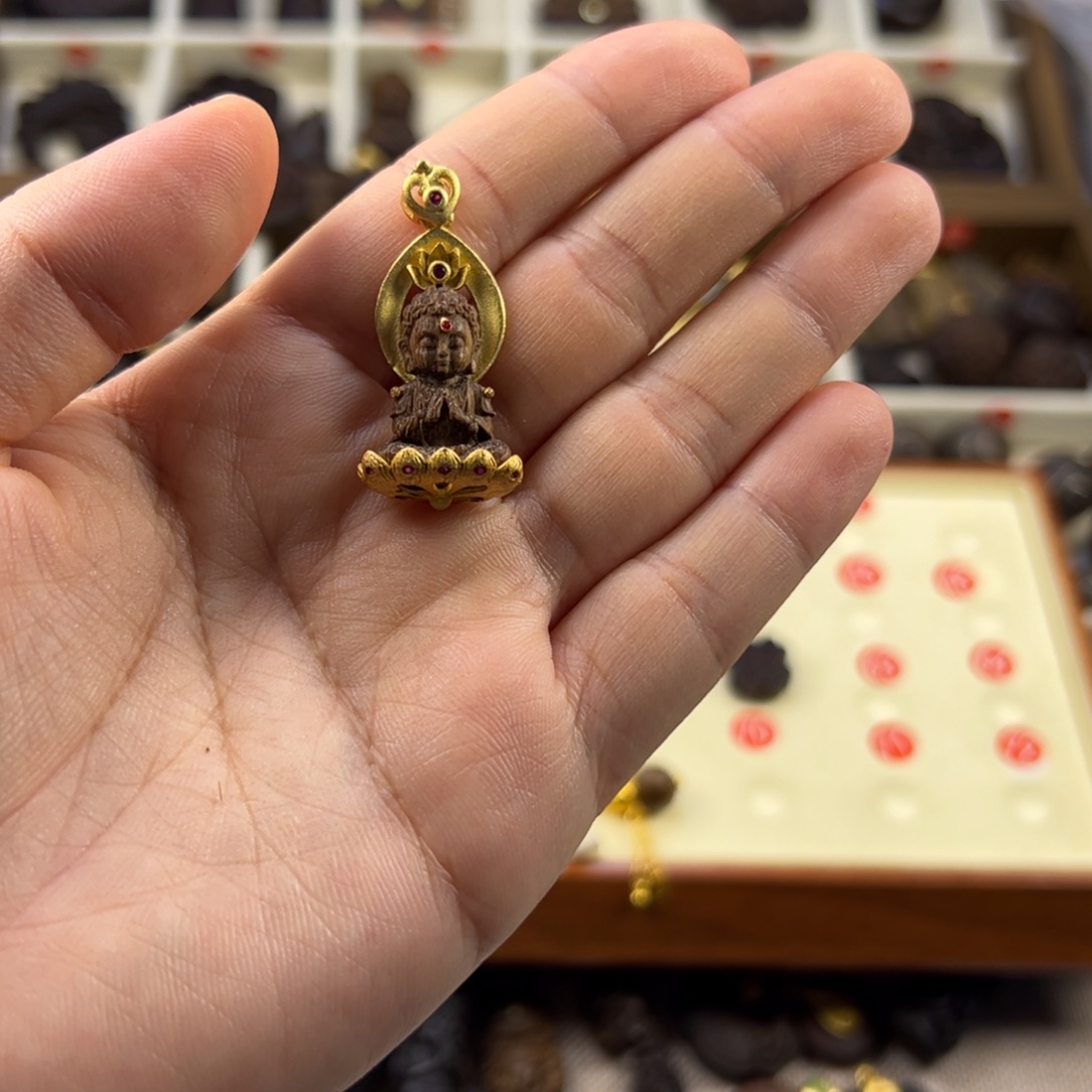 ღ***ᘗ银S925宝宝佛随行脖挂配饰