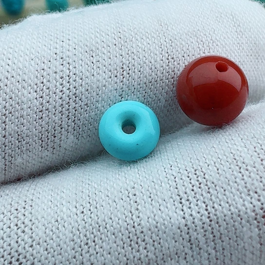 南红玛瑙面包圈6.5未镶嵌