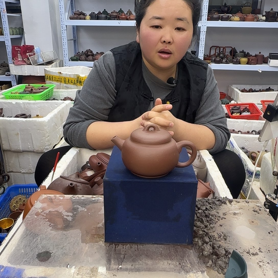 茶壶紫砂宜兴紫砂壶瑕疵处理