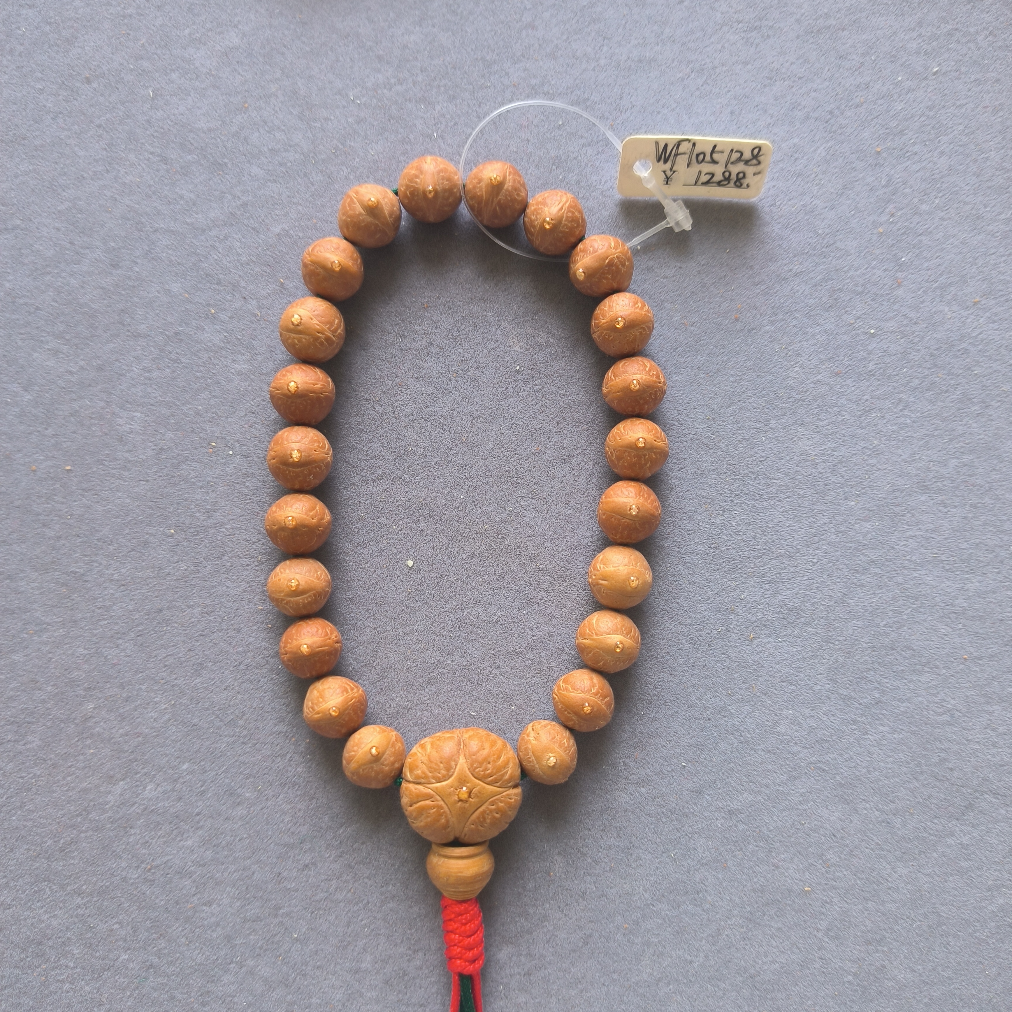 【WF105128】10.5mm凤眼高品质尼泊尔菩提文玩手串念珠单圈