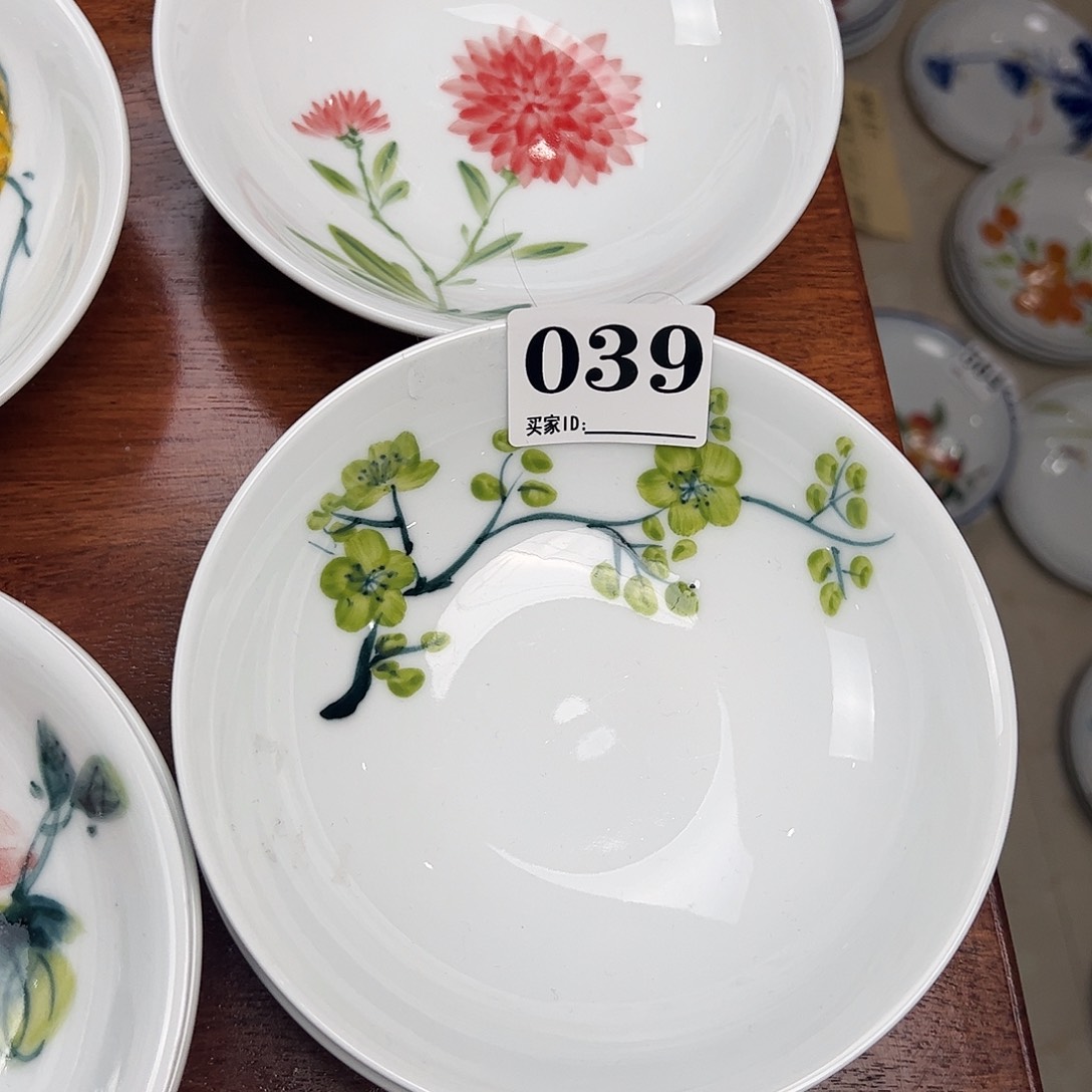 瓷片景德镇陶瓷手工手绘制作