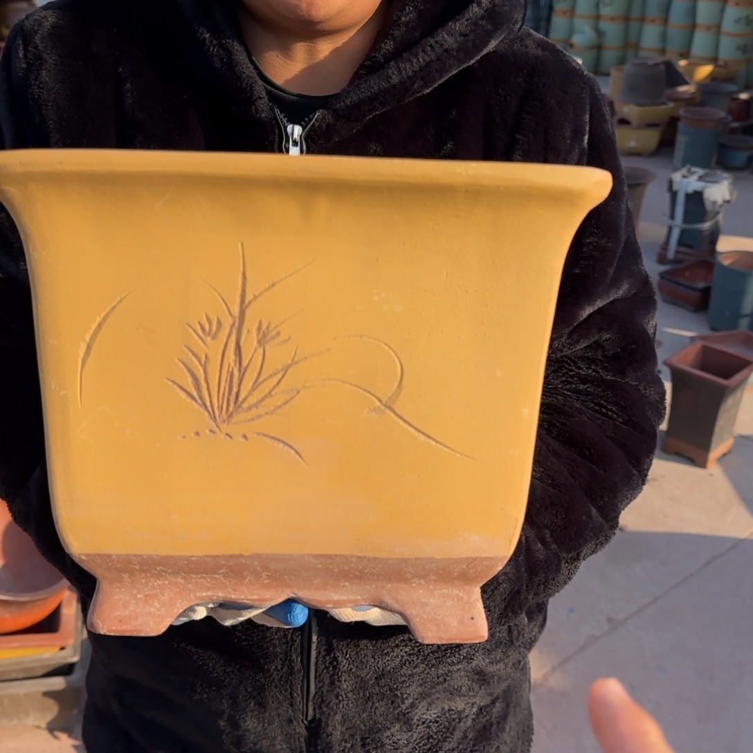 紫砂花盆瑕疵和瑕疵都