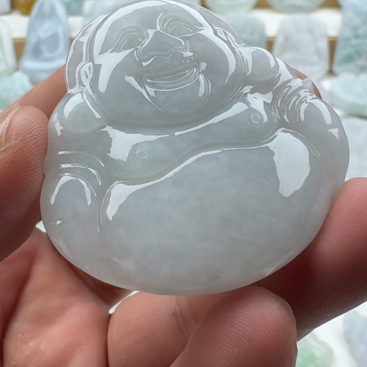 翡翠未镶嵌颈饰天然缅甸A货翡翠