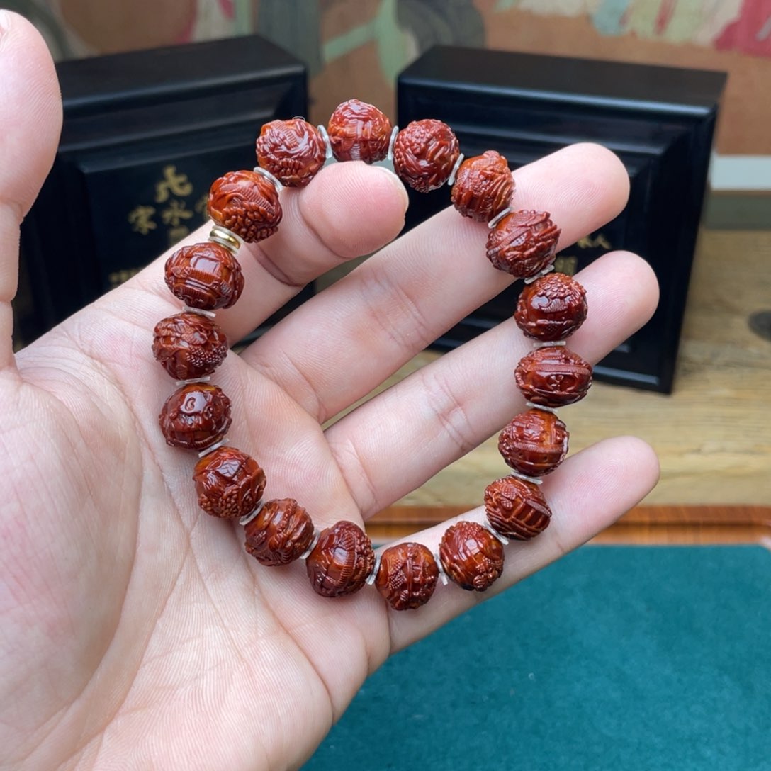 橄榄核手串布***官苏州园林表弟回血