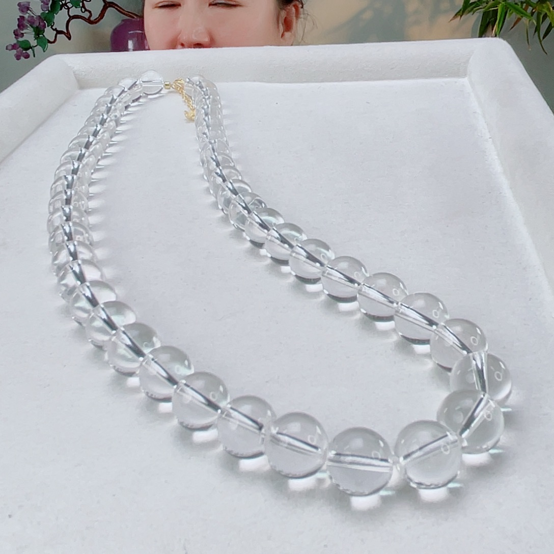 银S925镶嵌颈饰水晶水晶10.5