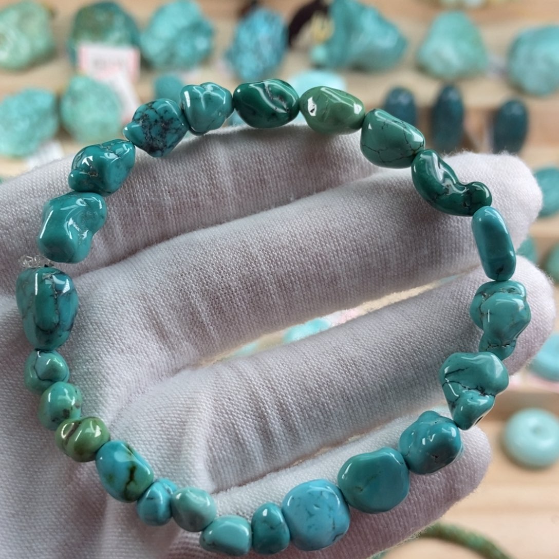 绿松石珠宝奇石未镶嵌