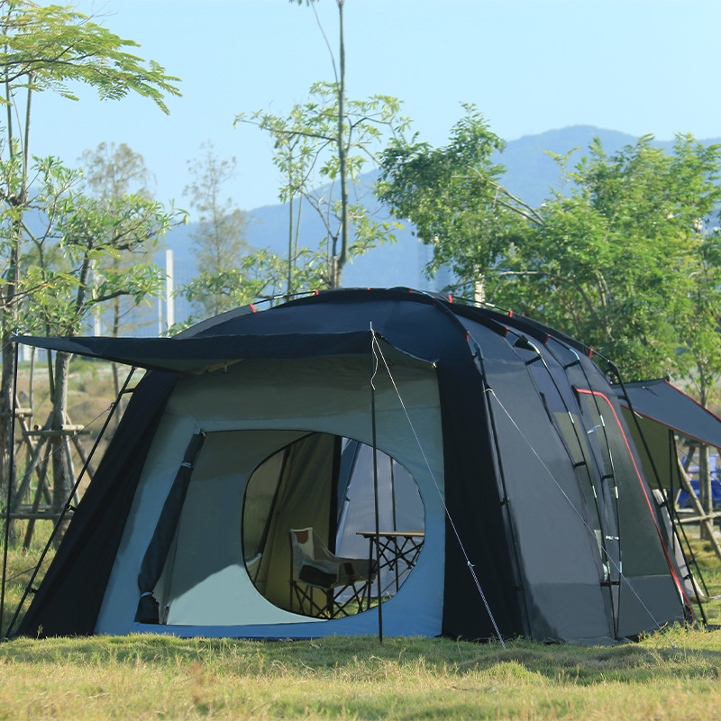外出游玩户外露营便携式折叠帐篷遮阳防雨野外露营防晒遮阳帐篷