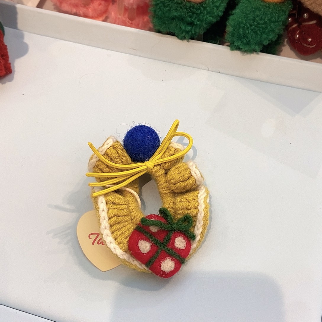 布艺铁合金礼物盒小小发圈