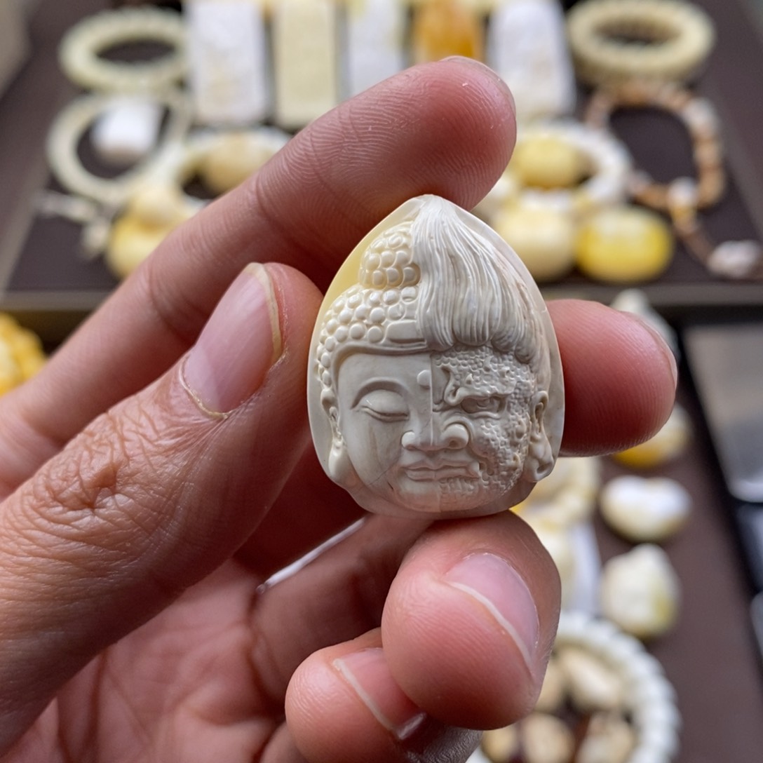 琥珀裸石未镶嵌蜜蜡吊坠项链腰链