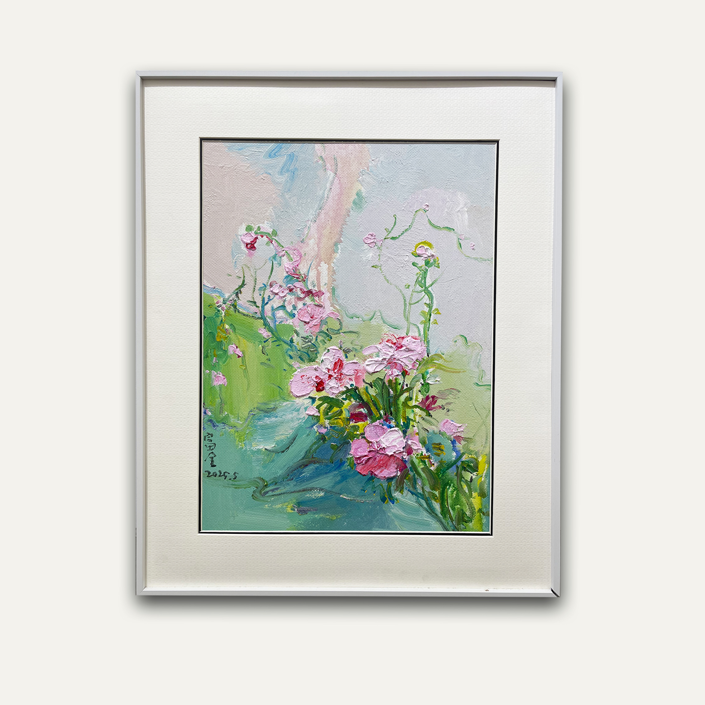 【云杉】40*50 原创 油画轻奢简约花卉装饰画适合餐厅床头温馨