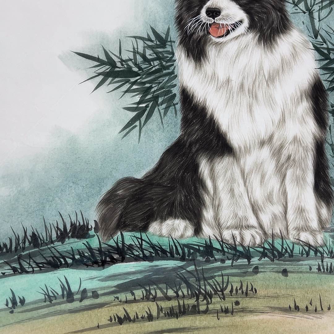 绘画韩江书画左进伟作品