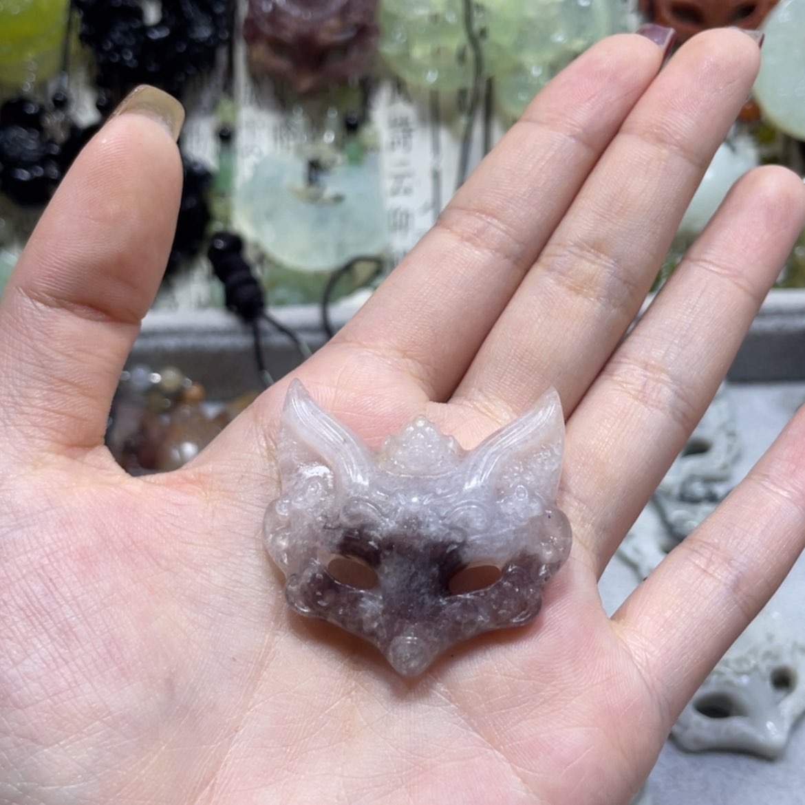 【闪购商品】岫玉颈饰未镶嵌⁵****?吊坠45