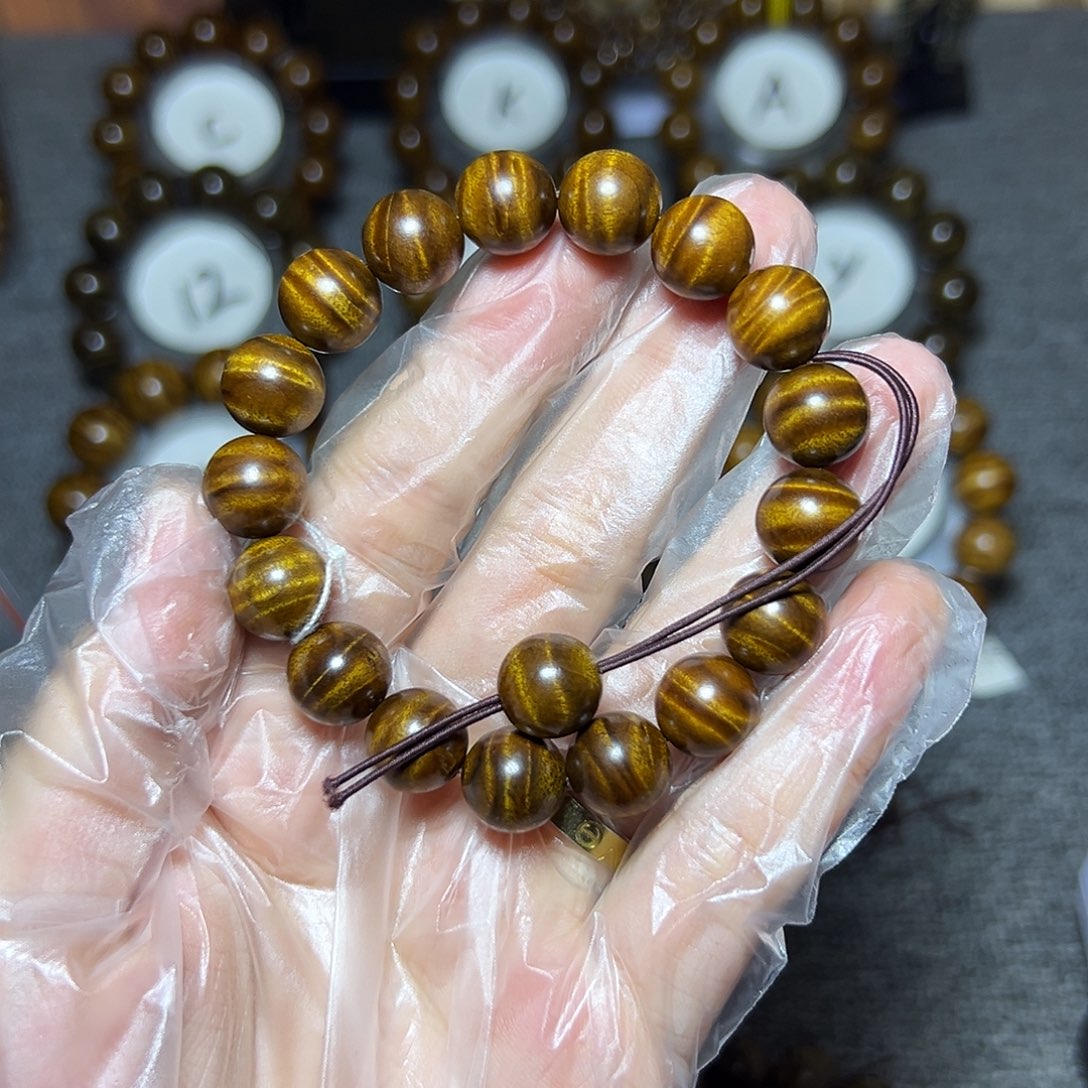 金丝楠手串/手链ㅤ****白小叶桢楠1.2