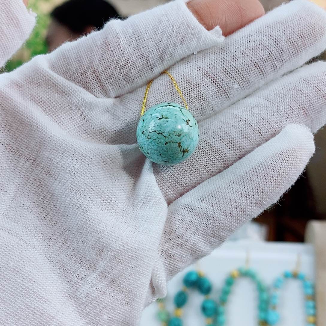 未镶嵌绿松石珠宝奇石