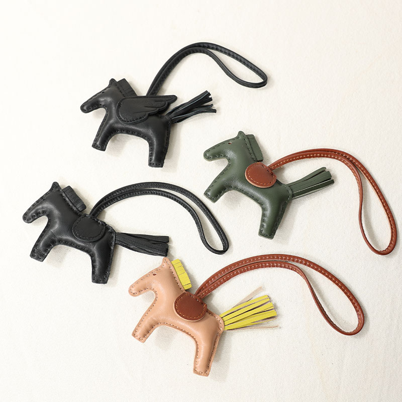 Minibird纯手工羊皮飞马造型包包挂饰钥匙扣车钥匙挂