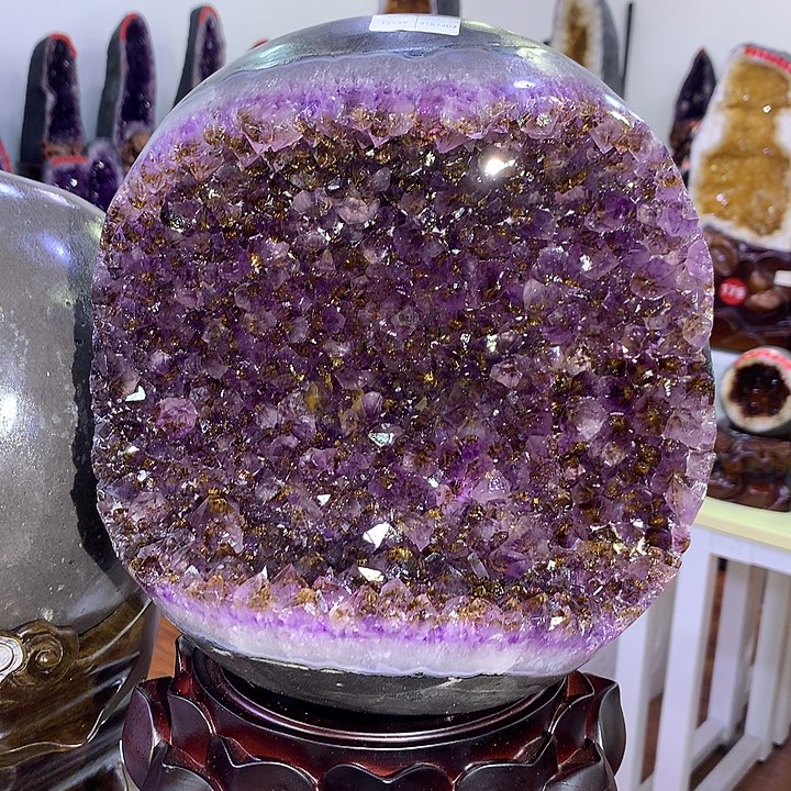 紫晶大型摆件（非配饰）未镶嵌蛋