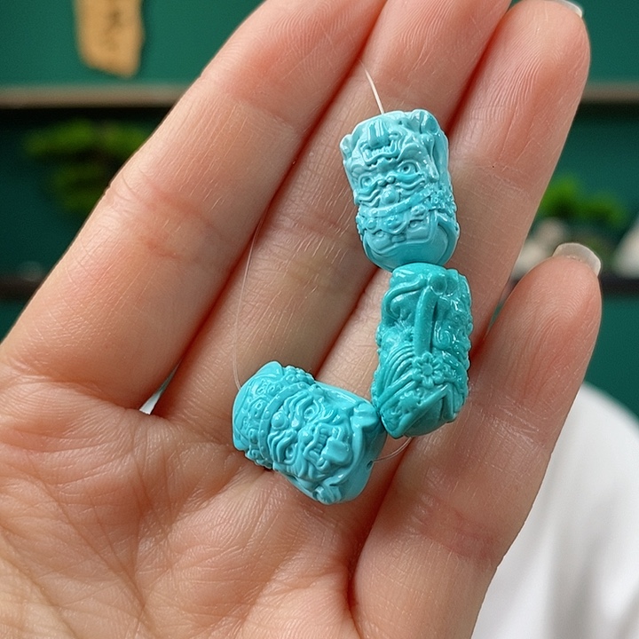 未镶嵌绿松石珠宝奇石