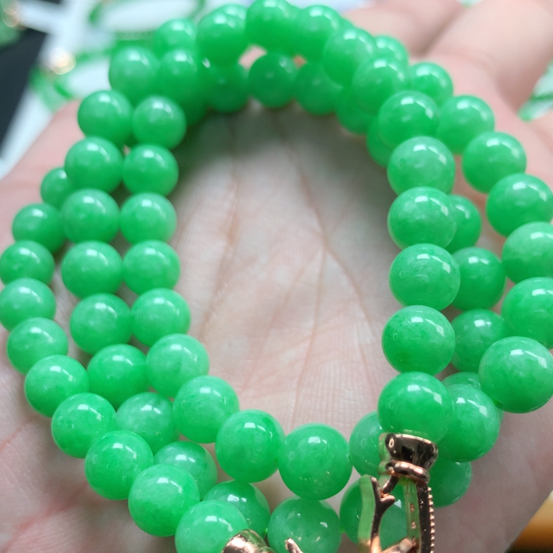 翡翠未镶嵌手链翡翠