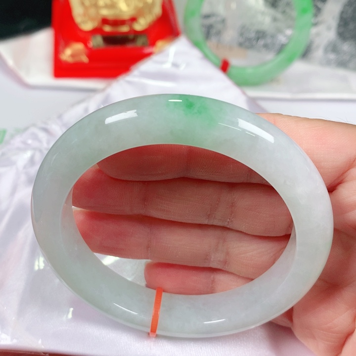 未镶嵌手镯翡翠   编号ZD1251 正圈57