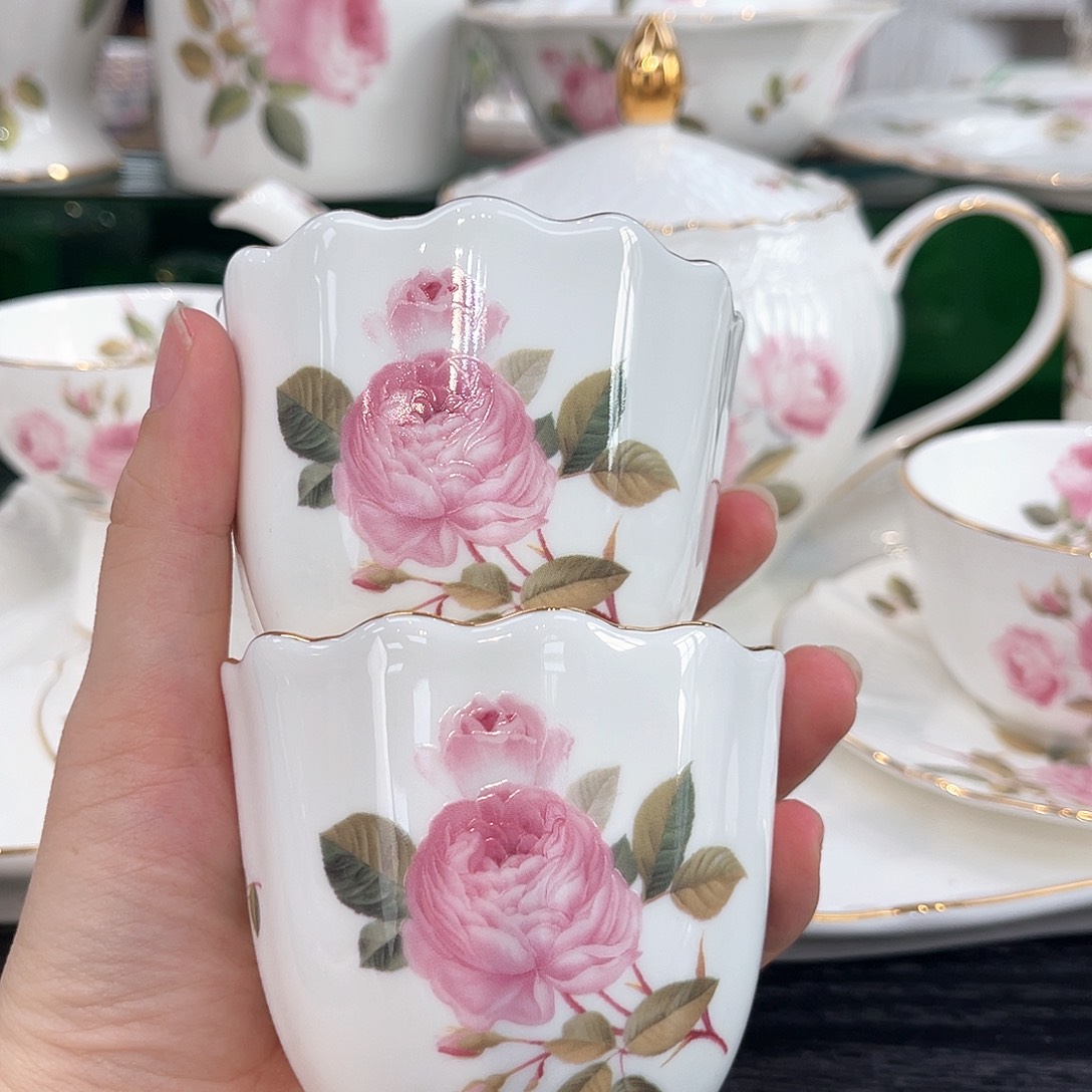 骨瓷两个手握杯———————————