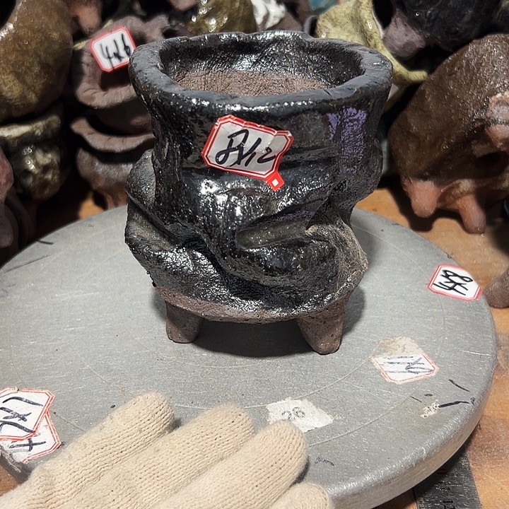 粗陶花盆制作就这样了，