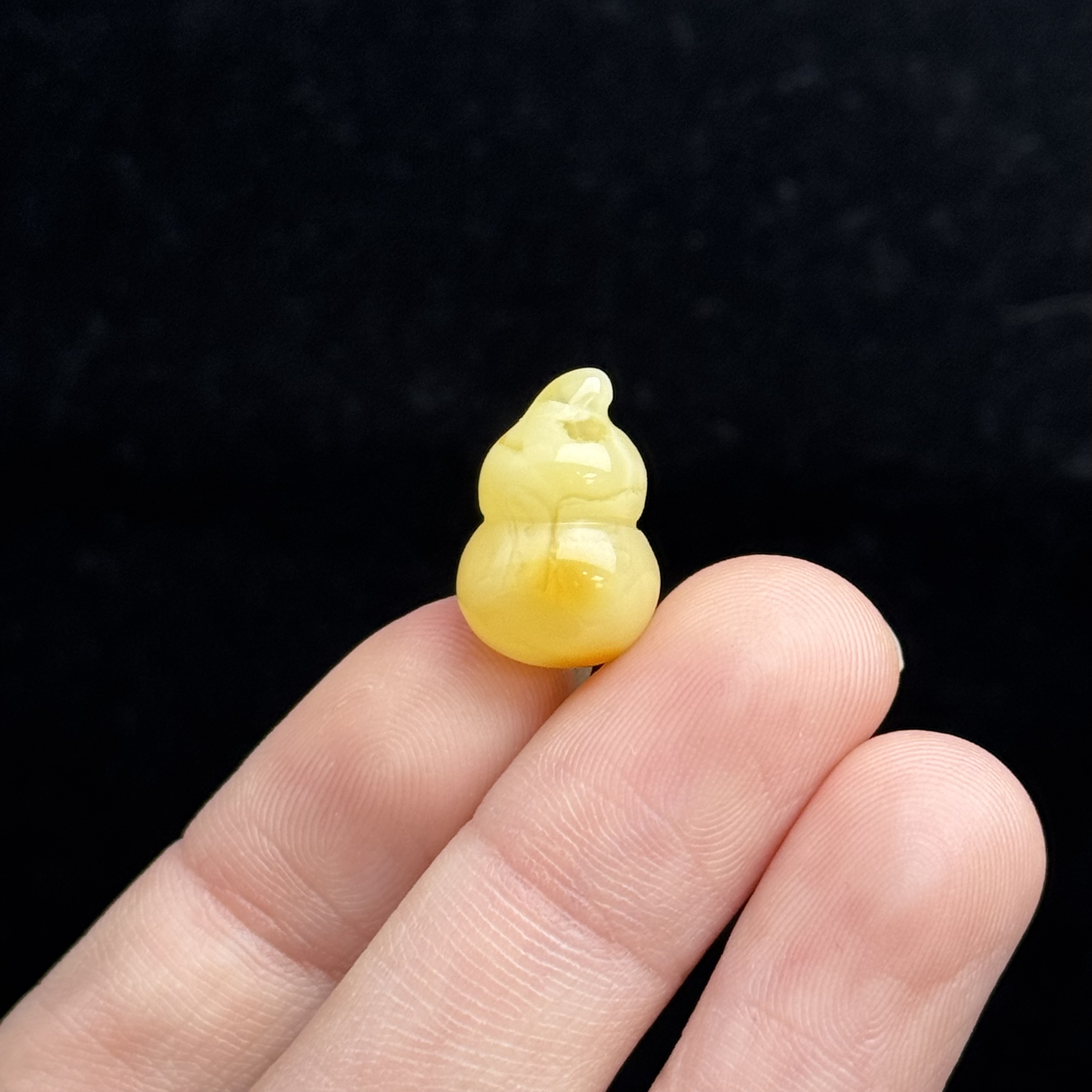 K8095天然原矿蜜蜡 葫芦10.6*15.8mm 支持鉴定 假一罚十