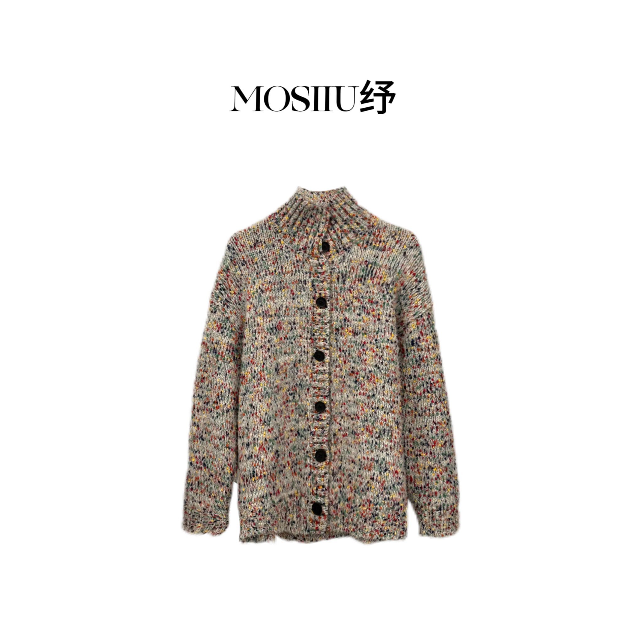 MOSIIU纾【北平知秋】小香彩色富家千金外套25566