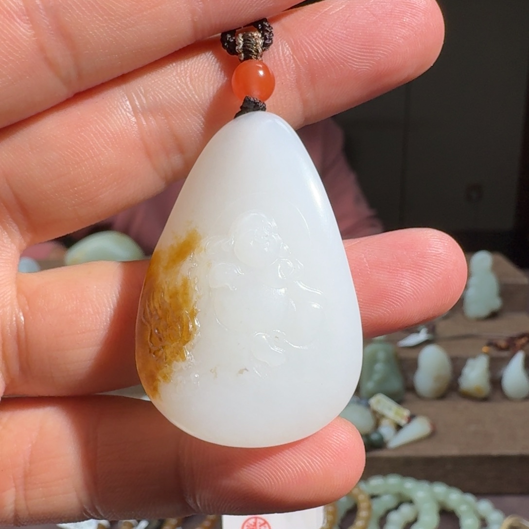 和田玉挂件未镶嵌