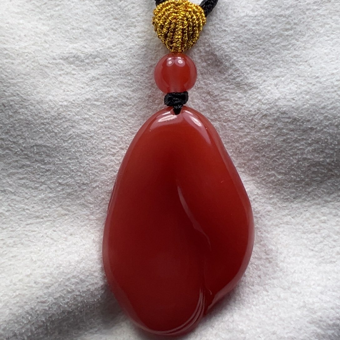 南红玛瑙未镶嵌吊坠