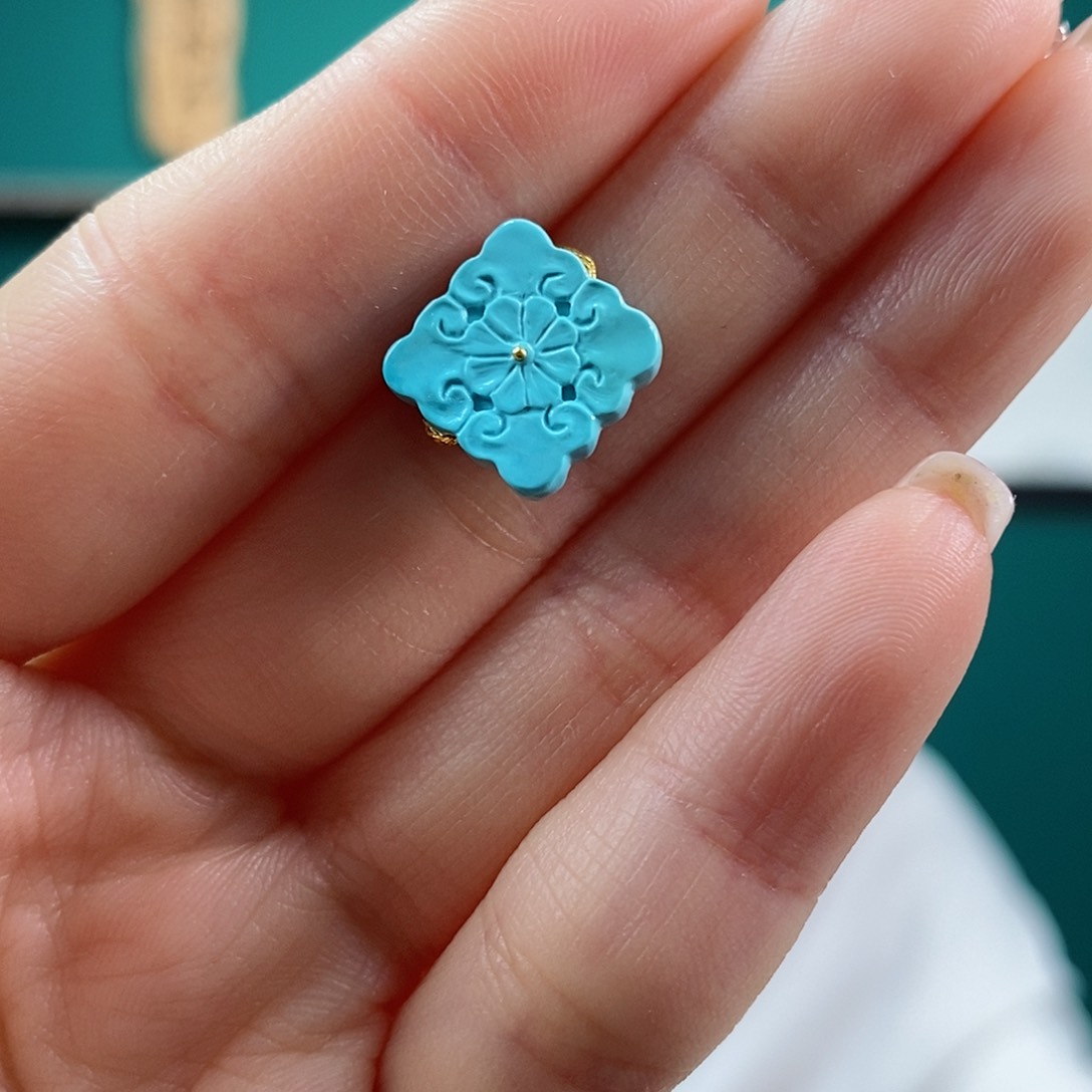 绿松石珠宝奇石未镶嵌