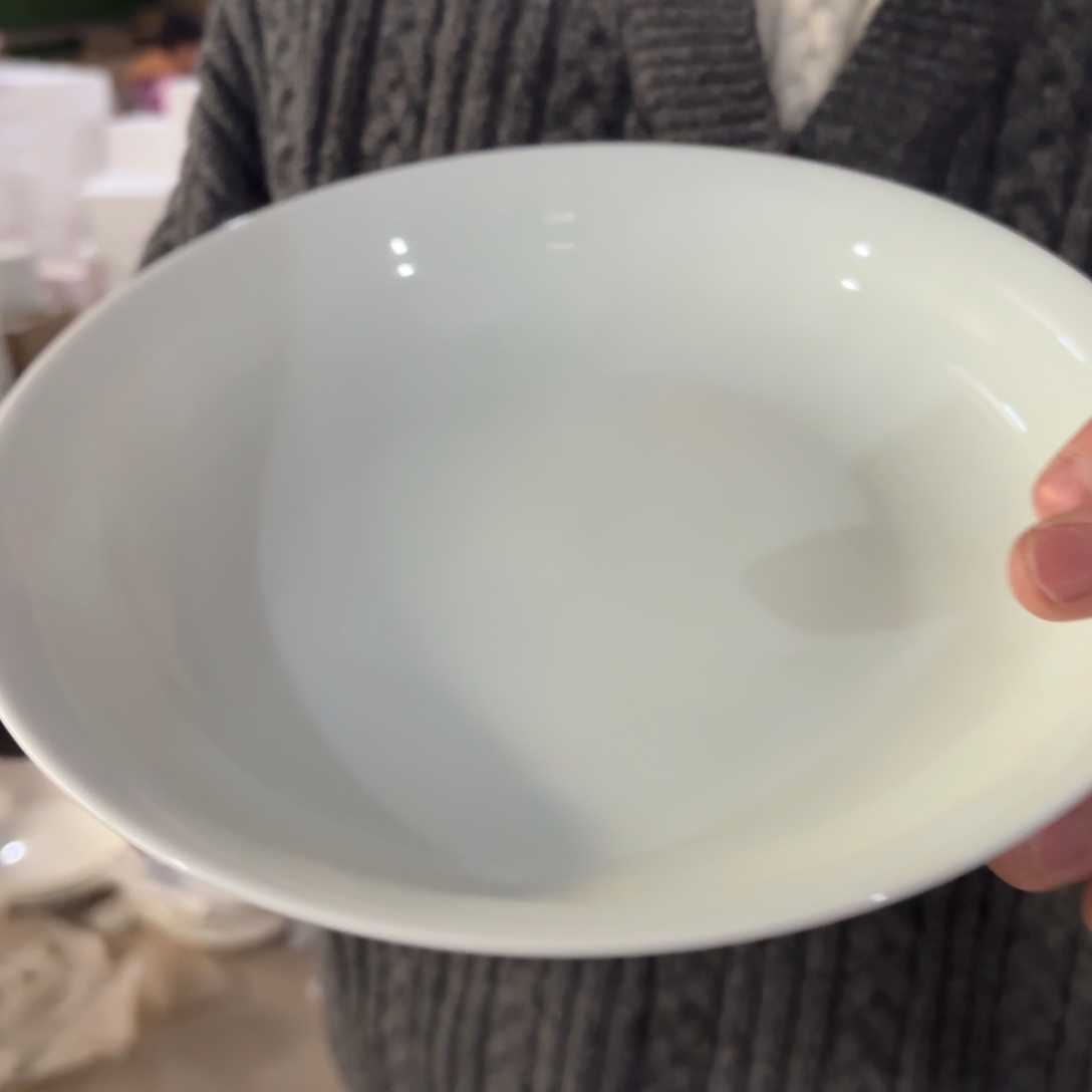 陶瓷8英寸影青深盘（源头工厂）6只