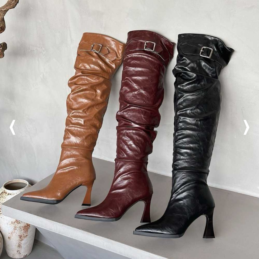 【98-102新疆】2025年新款女百搭长靴